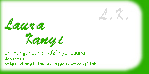 laura kanyi business card
